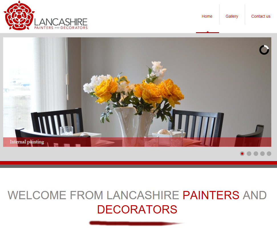 Preston painter and decorator website