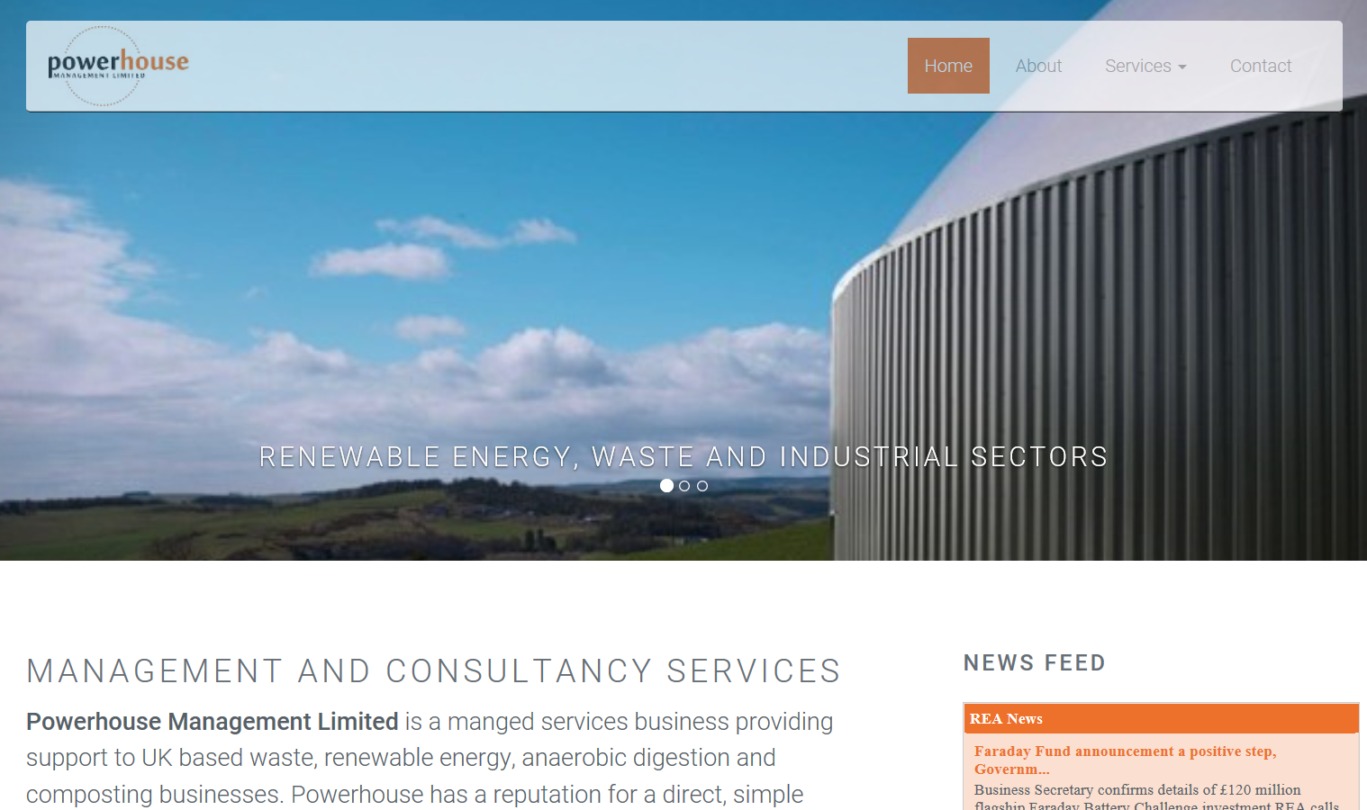 Powerhouse management website